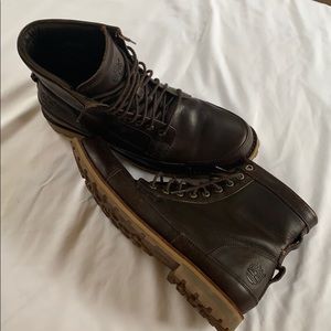 Men Timberlands AF 8in Brown Leather